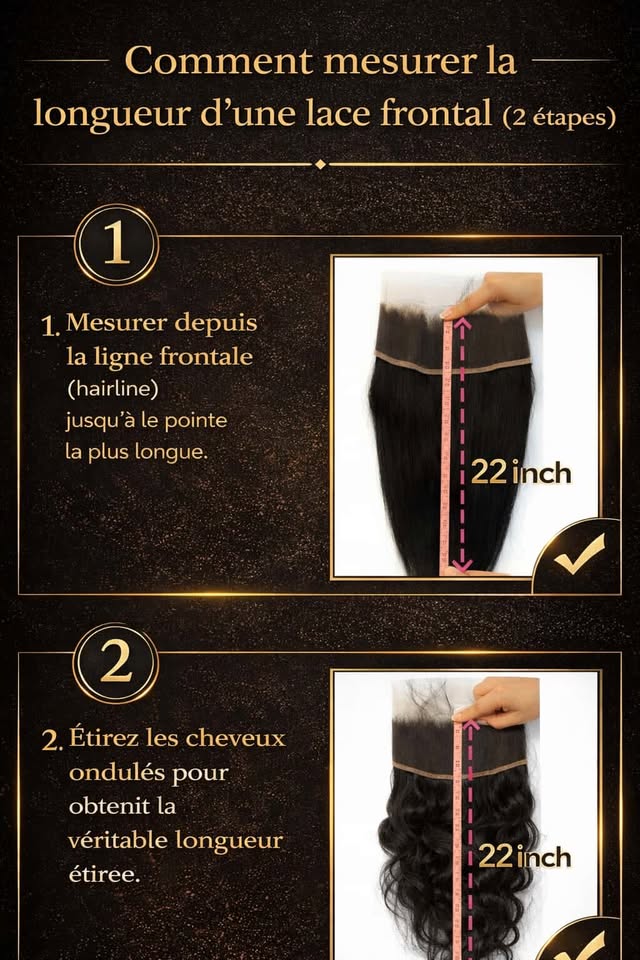 HD Invisible Lace Frontal 13x4 / 13x6 – Straight Human Hair, Pre-Plucked Natural Hairline